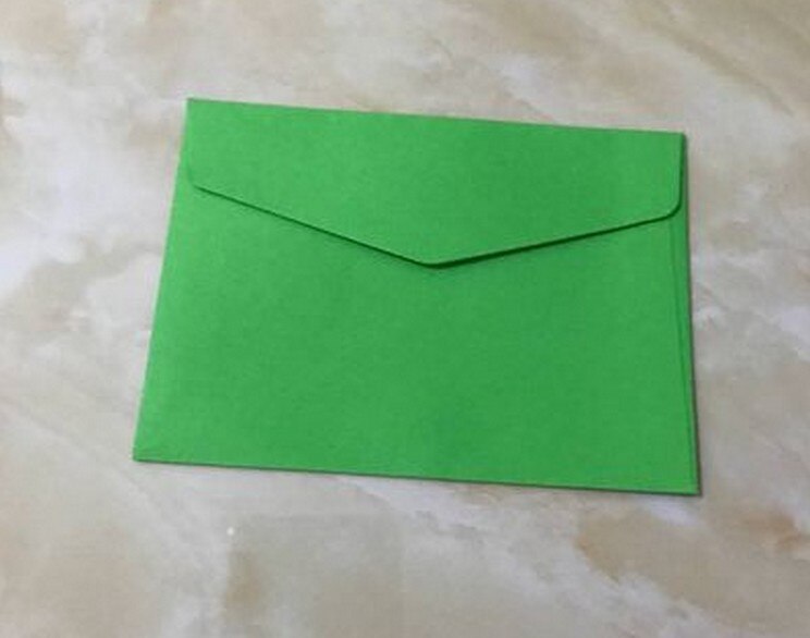 100 sztuk/partia cukierki kolor mini koperty DIY wielofunkcyjne Craft Paper koperta na list papieru pocztówki szkolne