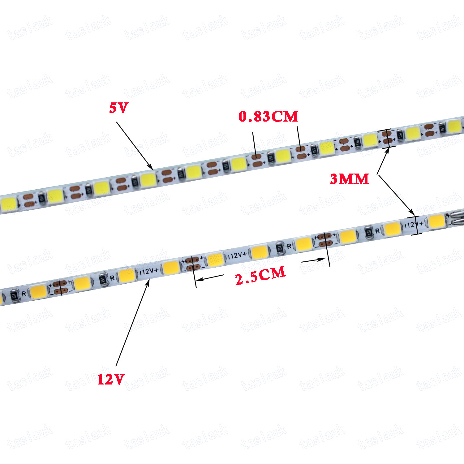 Tira de luces LED de 3mm, 4mm, 5mm de ancho estrecho, 5M DC12V 2835 120 180Leds, cuerda de luz, cinta LED Flexible, lámpara de retroiluminación, decoración del hogar