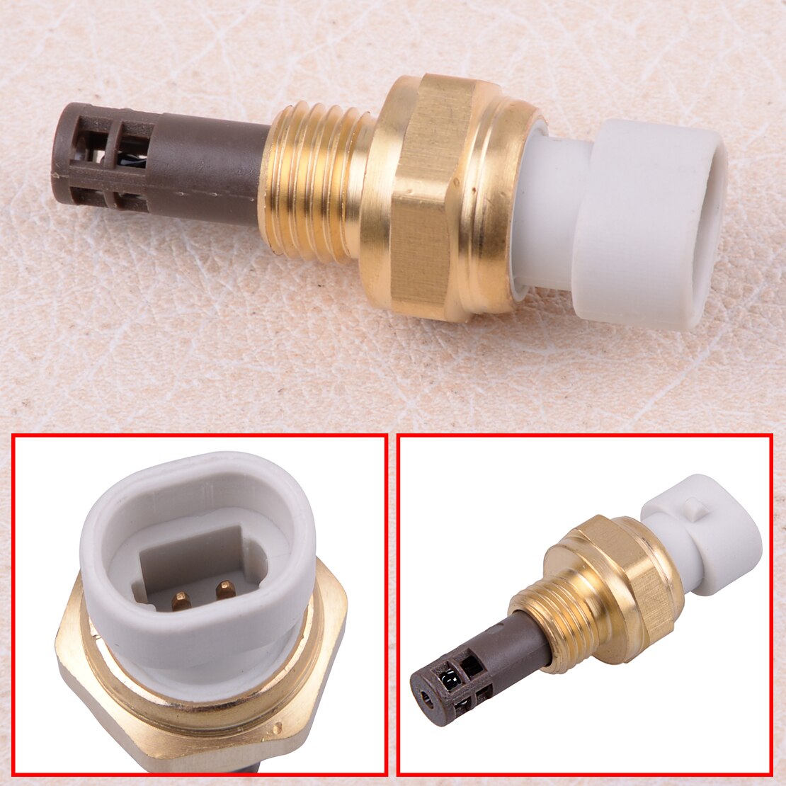 DWCX Intake Air Temperature Sensor Temp IAT Sender 3408345 Fit for Cummins Dodge Ram 2500 3500 5.9L