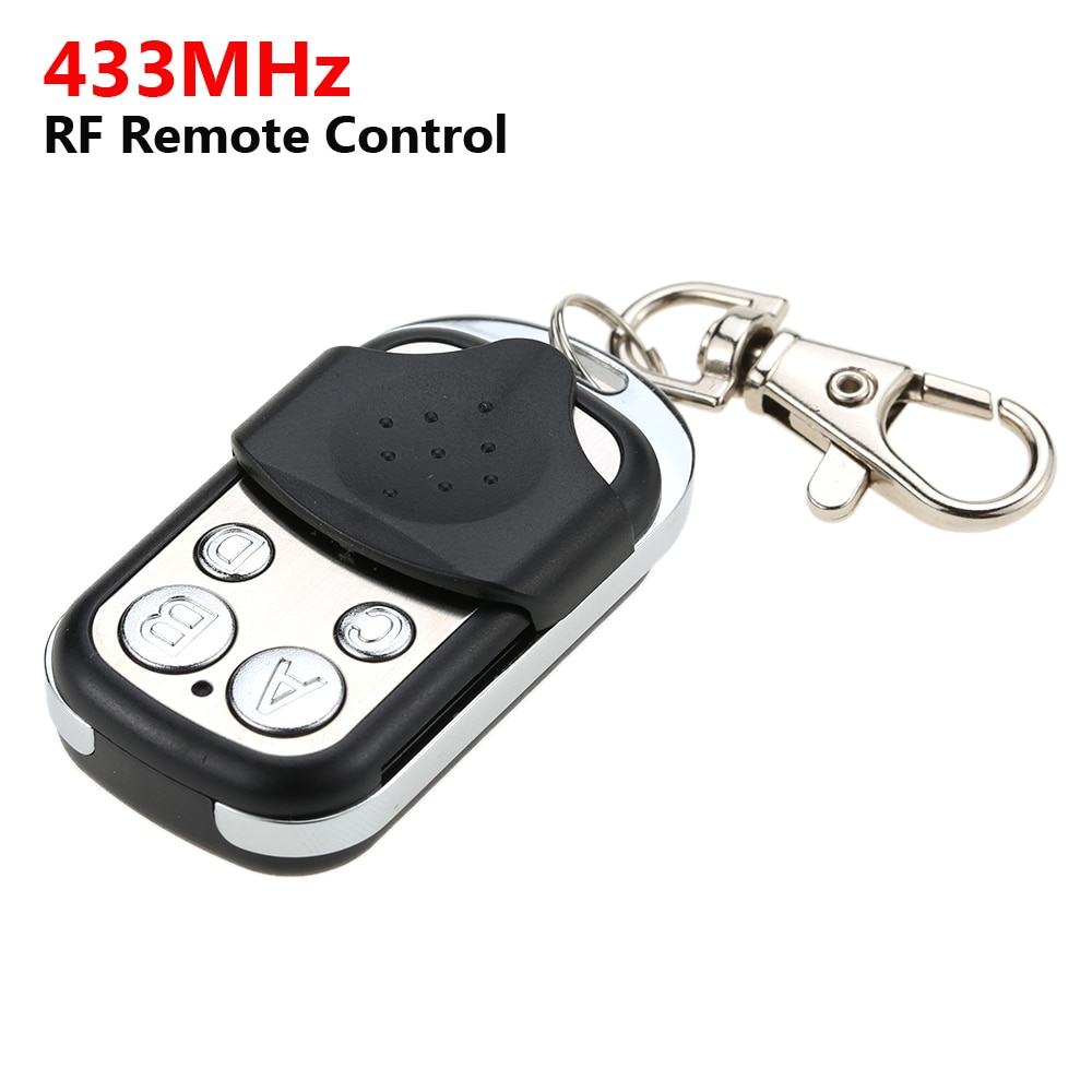 433MHz RF Remote Control Copy Code 4 Buttons Transmitter Auto Cloning Duplicator For Garage Gate Door Curtain 433 MHz Key Fob