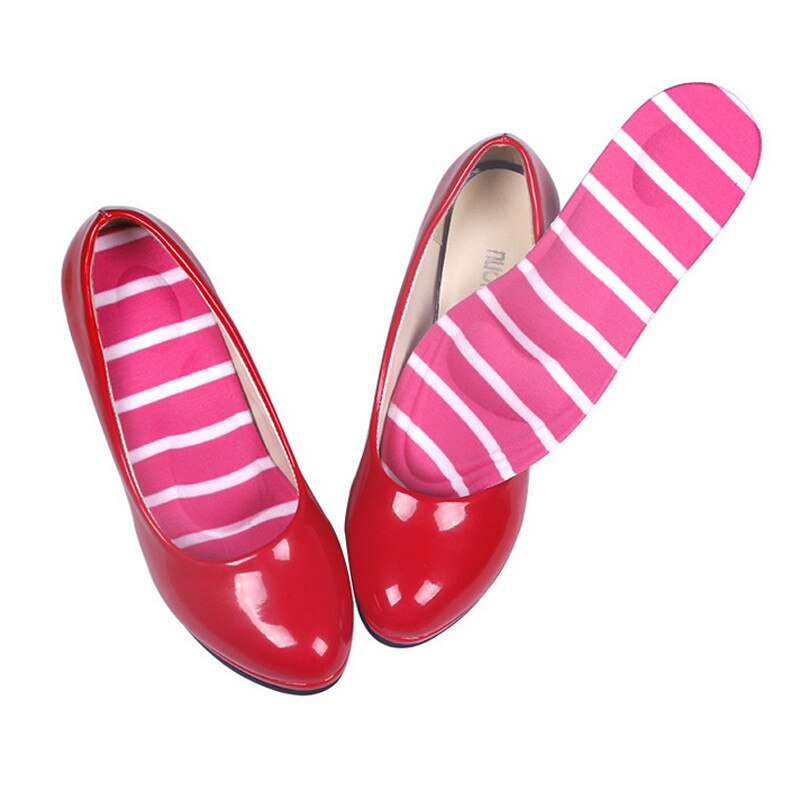 3D plantillas de masaje de espuma de memoria suave cuidado de los pies zapatos de tacón alto zapatos de esponja cojín de absorción de golpes almohadilla de zapato