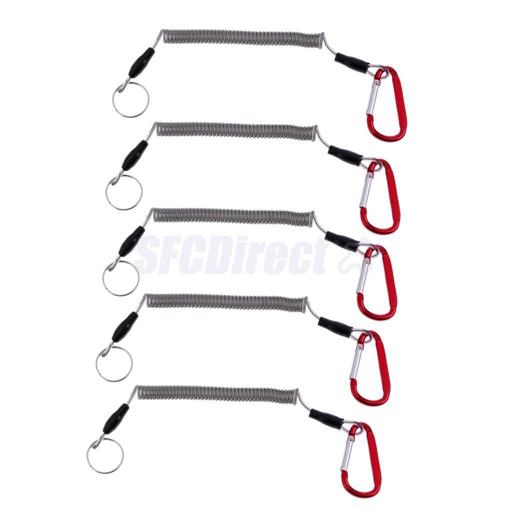 Fiskesnor sikkerhedstov stål til sikring af tang, fiskeværktøj