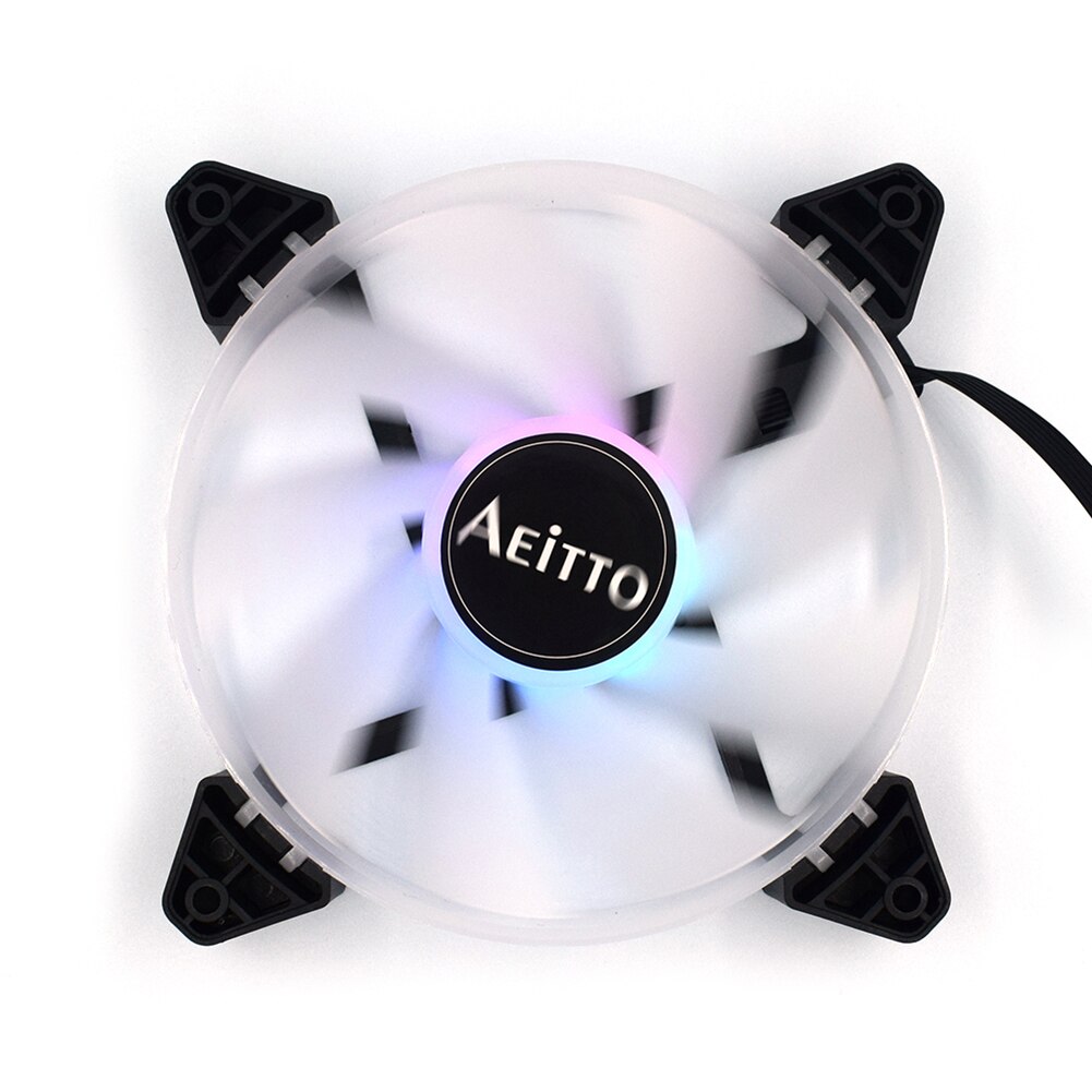 12V Computer Case Cooler Stille Rgb Computer Chassis Radiator Heatsink Stille 120Mm 6 Pin Cooling Cpu Koeler Fan