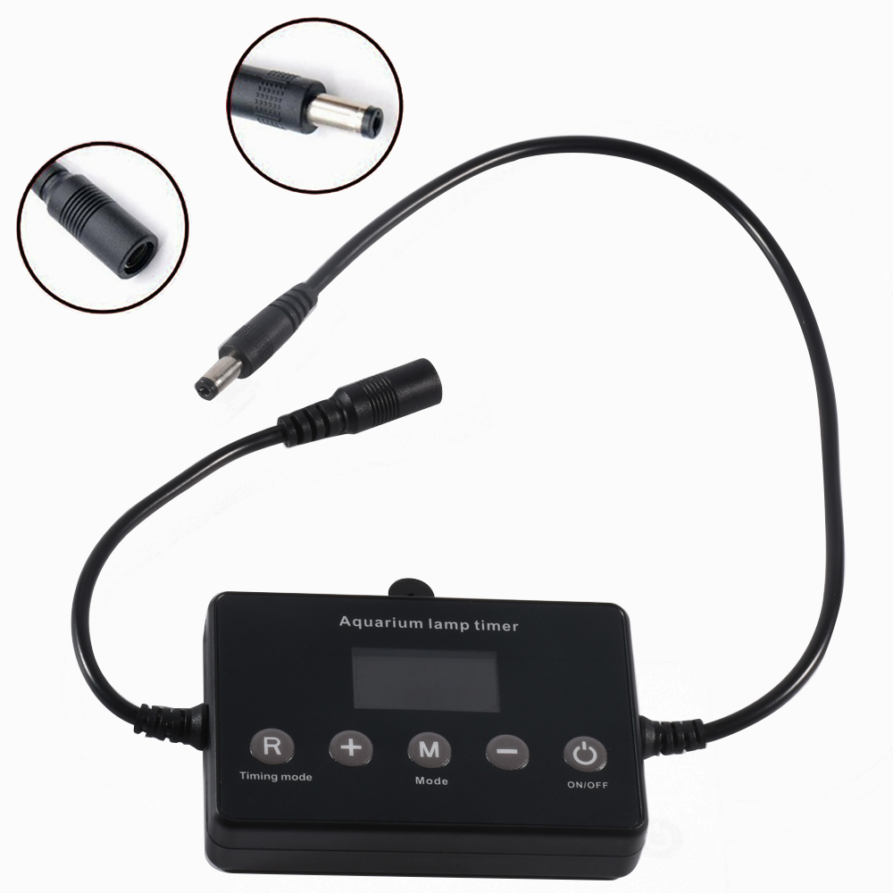 VARMHUS Duiken LED Aquariumlicht,Aquariumverlichting LED met timer,auto on/off dimfunctie,3 lichtmodi, dimbaar,10 helderheidsniveaus optioneel en 3 standen van de time-lusfunctie 42LEDs-37cm(6.7W
