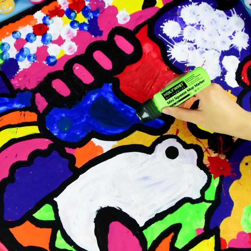 Rotulador de grafiti para resaltar, rotulador de pintura acrílica recargable, bolígrafo de firma fluorescente, suministros de pintura de grafiti, 12mm/20ml