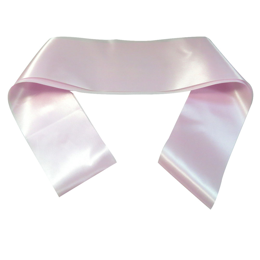 5pcs as a lot Blank ribbon plain sash 10 colors fabric Red blue white etc satin for wedding birthday baby shower DIY: Pale pink