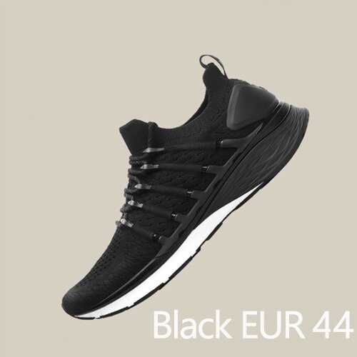 XiaoMi Mijia Xiaomi Shoes 3 3th Men Sport Sneakers Comfortable Breathable Light Shoes sneaker 3 Outdoor Sports Goodyear Rubber: Black 44