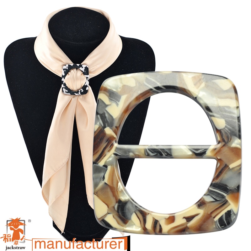 A nova cadeia de lenços lenços edição Han populares fivela fivela folha de acetato atacado palavra