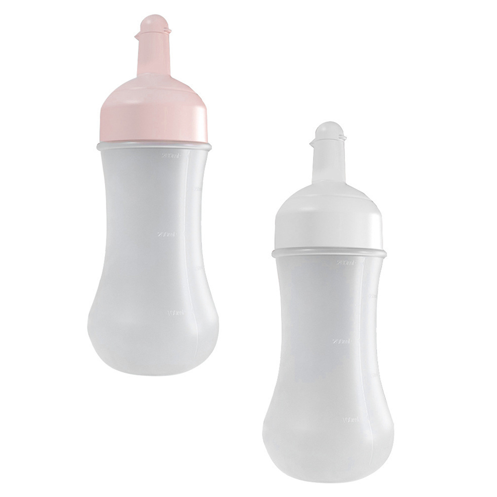 2Pcs Jam Squeeze Bottles with Scale Squeeze Jam Bottles Ketchup Storage Bottles