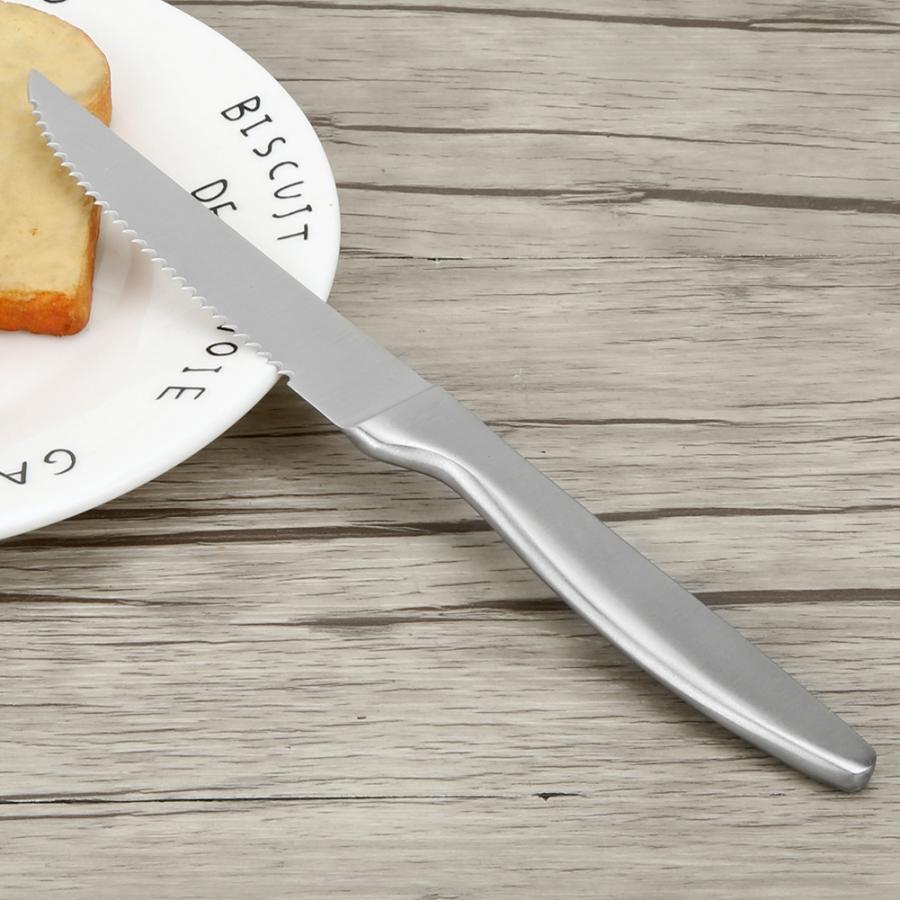 Steak Mes Huishoudelijke Roestvrijstalen Steak Mes Gekarteld Diner Messen Tafel Messen Keukengerei Bestek Tafel Messen