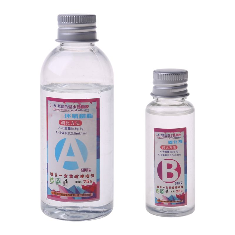 1 conjunto ab cola alta cola cola cola epóxi resina para fazer jóias diy ferramentas transparentes