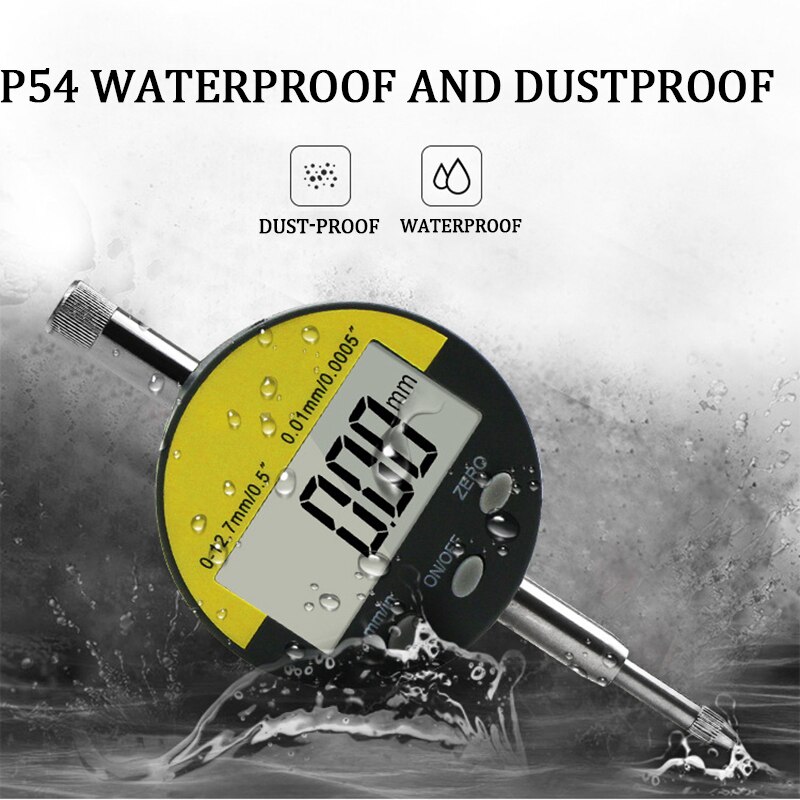 Hight Precision Dial Indicator Gauge Met 0.001mm Electronic Micrometer Metric / Inch 0-12.7mm /25.4mm Digital Micrometer
