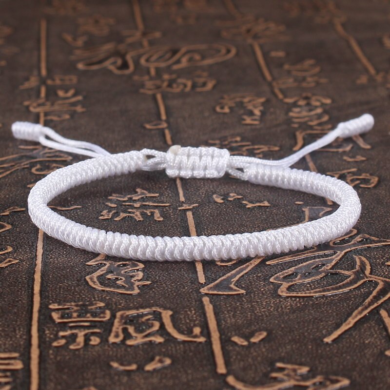 handgefertigt Geflochtene Schnur Armbinde Paar Glück Nationalen Stil Konzentrischen Knoten Charme Armbänder für Frauen Männer Freundschaft Schmuck: Stil 26