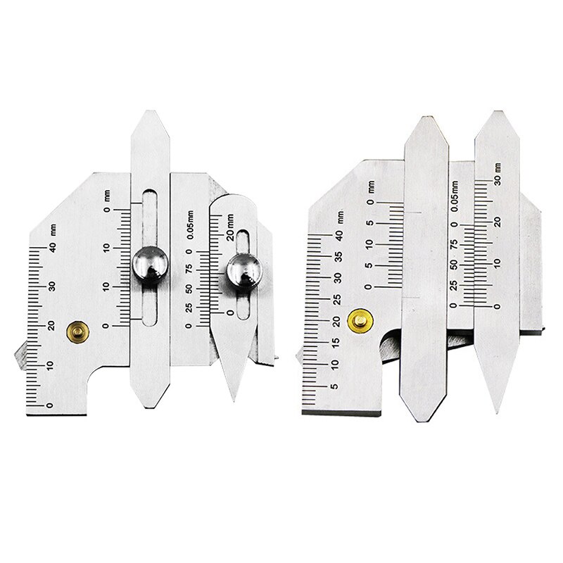 Stainless Steel Welding Gauge Weld Bead Height Welding Seam Gap Boilers Bridges Pipes Ruler