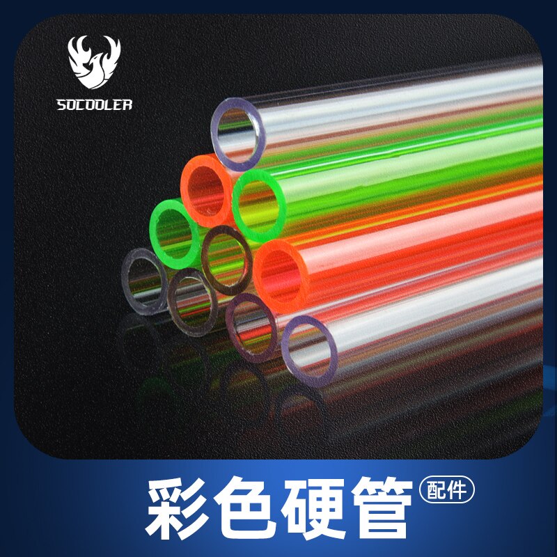 PETG color Hard Tube ID10mm/OD14mm Length 50cm /water cooling cooler tube