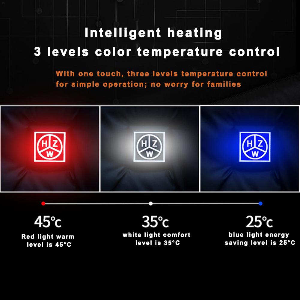 Elektrisk opvarmet vestjakke til motorcykel vandtæt intelligent infrarød varme vest usb opladning hold varm termisk frakke