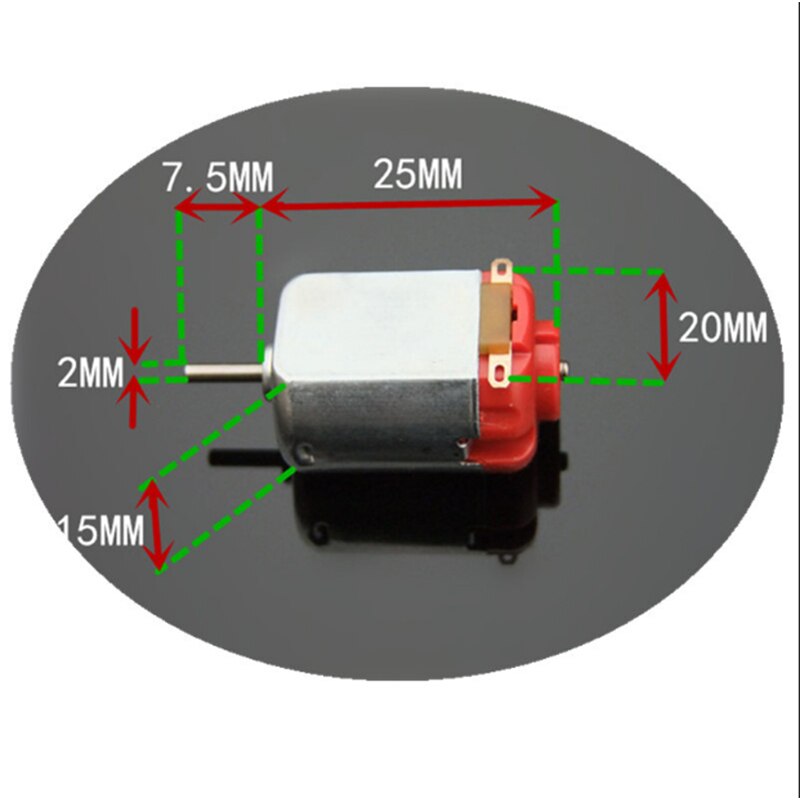Mini 130 motor Speelgoed motor DC kleine motor Wetenschappelijke experiment vierwielaandrijving motor
