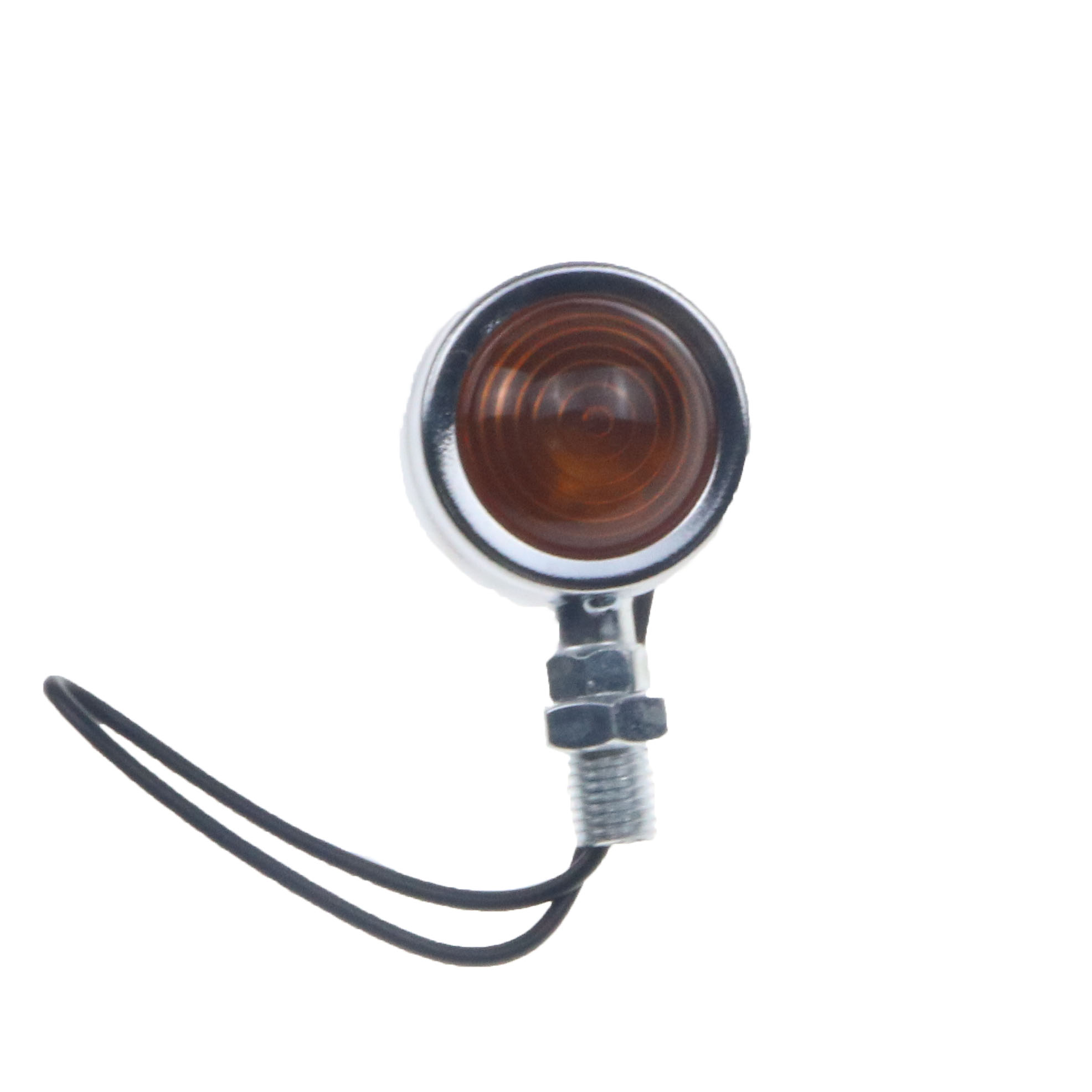 2 stuks Motorrijwiel Mini Bullet Richtingaanwijzers Lamp Mark lihgt lampje Cruiser Chopper Cafe Racer Rat Custom CB