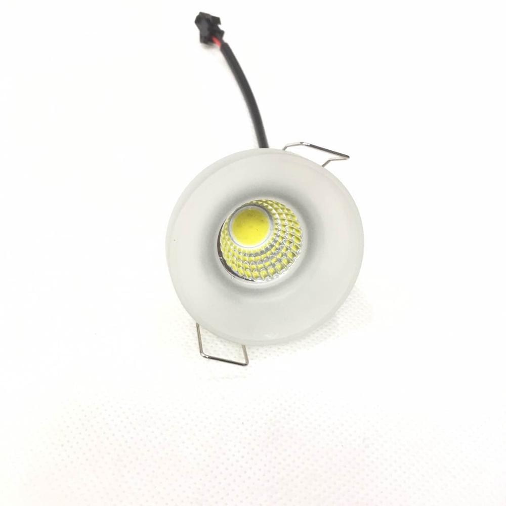 Ac230v mini dunlampe ledet 1pc/ mye mini ledet downlight hvit rund takspot lys panellys innfelt aluminiumslampe varm
