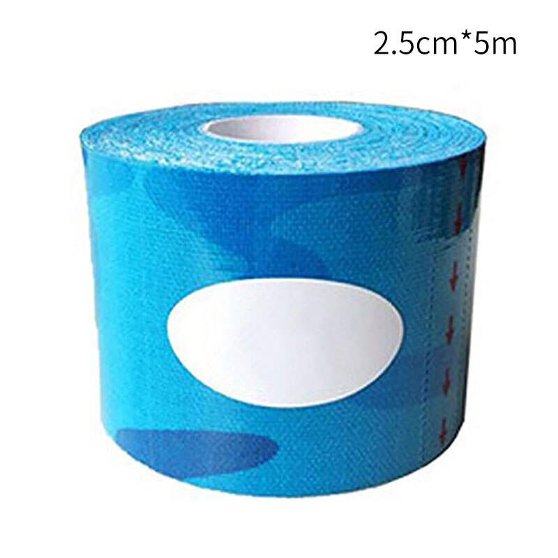Sports elastik bånd sikkerhed elastoplast fitness tape kinesiologi tape genopretning muskel smertelindring pude knæ skulder ryg nakke: Guld