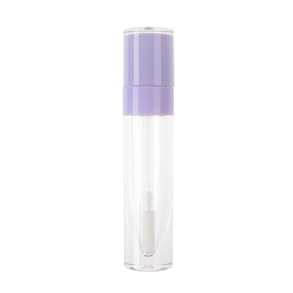 6.4ml lege lipgloss flesjes, lip glaze tubes, schattige roze lipgloss tube, hervulbare make-up voor diy lippenstift, cosmetische container: Paars