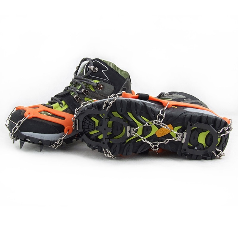 Raki 12 zęza pomocą antypoślizgowe lód śnieg trakcja knagi raki lód śnieg chwytaki kolce robić butów zimowe Skidproof raki