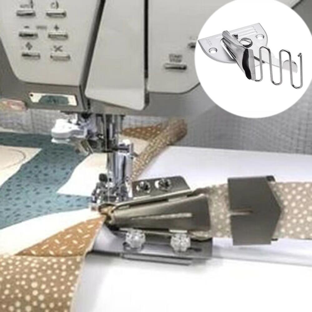 5 Sizes Overlock Folder Binding of Curve Edges Folder Bias Binder for lockstitch machine Foot Sew Feet Machine AD