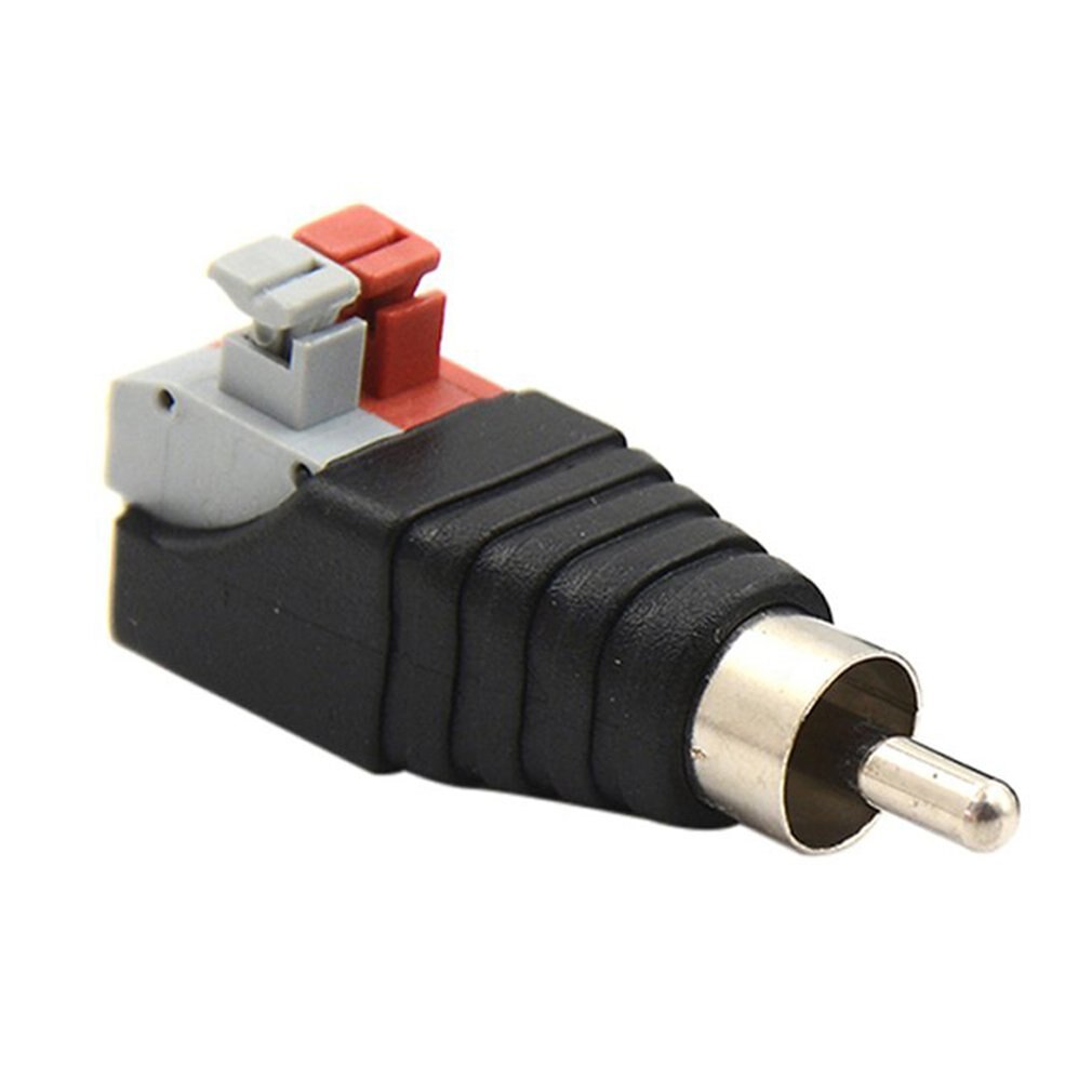 Rca Connector Adapter Jack Plug Voor Multimedia Mannelijke Rca Connector Adapter Luidsprekerkabel Kabel Audio Mannelijke Vga Connector Acehe
