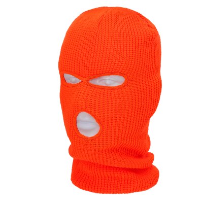 Balaclava maske hat vinterdæksel neonmaske grøn halloween hætter til fest motorcykel cykel ski cykling balaclava pink masker: Orange