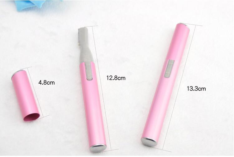 Blade Elektrische Wenkbrauw Trimmer Met Wenkbrauw Kam Borstel Gezicht Wenkbrauw Haar Body Mini Draagbare Scheermes