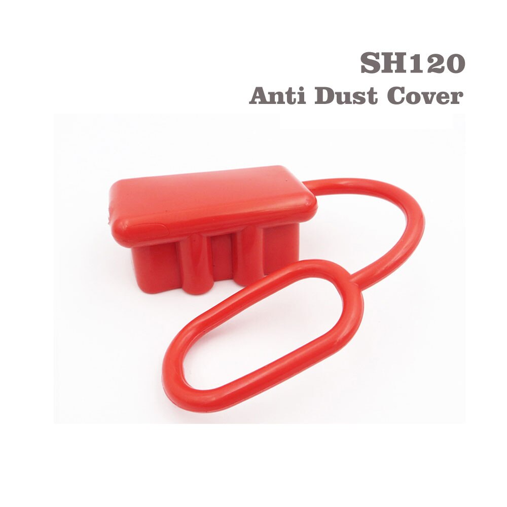 Anti Dust Cap Cover end SB50 plug connector amp dual pole battery 350 175 120 50 A 600V Rubber Red or Black: 120A Red