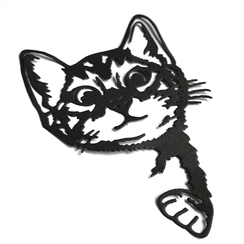 Kat metal skære dies stencil scrapbog diy album stempel papir kort form prægning dekoration