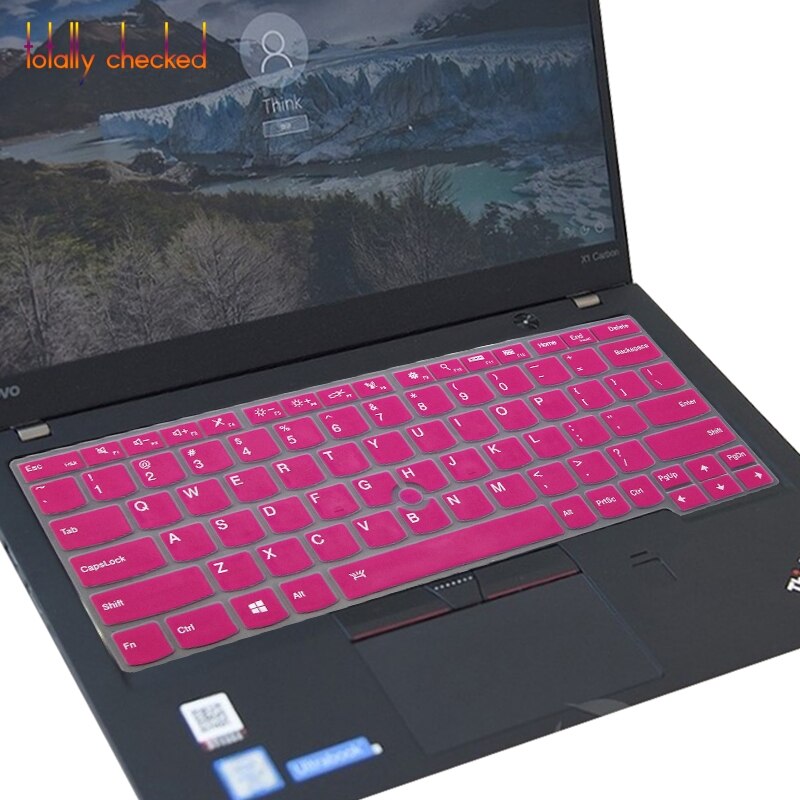 Miękka silikonowa klawiatura do laptopa obudowa ochronna skóra dla Lenovo Thinkpad Ibm X280 x380 X390 2019X270X260X240X240 S X250: rose