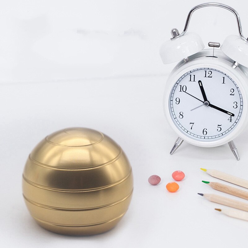 Office Decompression Gadget Metal Kinetic Spinner Ball for Adults and Children Anxiety Relieves Stress and Inspires Creativity