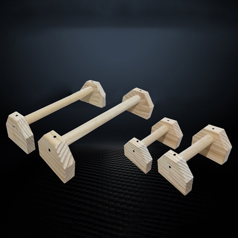 Type Of Fitness Push-Ups Gymnasium Exercise Training Chest H-Shaped Wooden Calisthenics Handstand Parallel Rod Double Rod