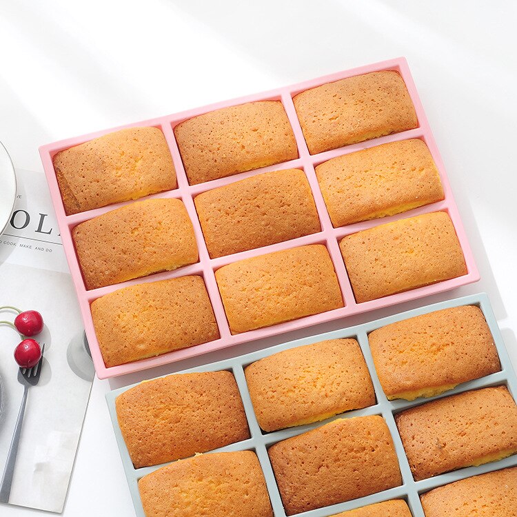 Diy kök levererar tårta bakform pan rektangulär silikon form bakning verktyg toast mögel påskbröd bakverktyg