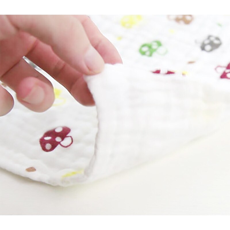Slabbers Jongen Meisje Water Absorberen Mond Handdoek Burp Doek Vierkante 6 Lagen van Hoge Dichtheid Katoenen Baby Sjaal Burp baby Washandje
