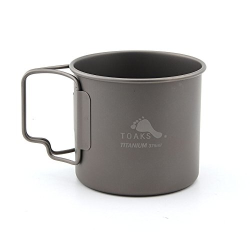 TOAKS Titan Camping Topf und Tasse (375ml, 450ml, 550ml, 650ml, 700ml, 750ml, 800ml, 900ml, 1100ml): 375ml