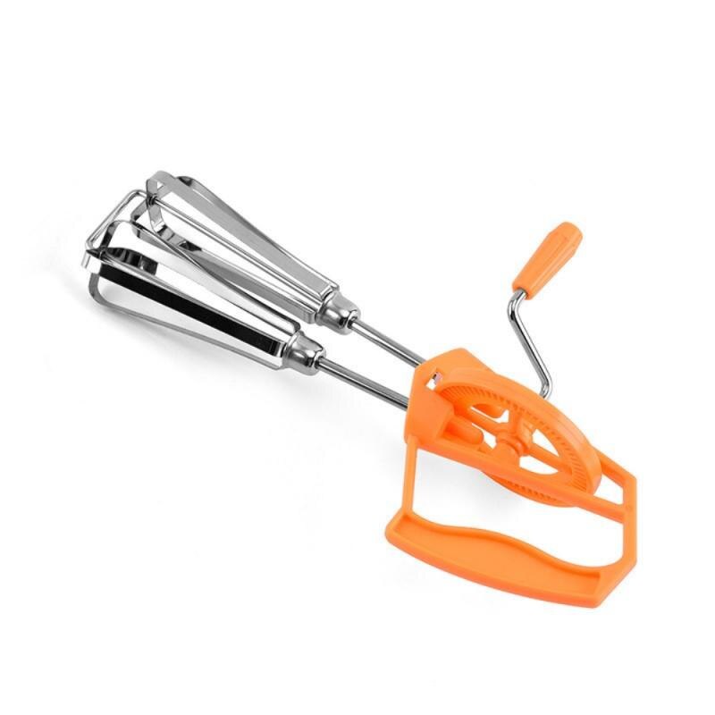 Semi-Automatische Mixer Eiklopper Ei Garde Handleiding Hand Mixer Zelf Draaien Ei Stirrer Keuken Accessoires Egg Gereedschap: 02