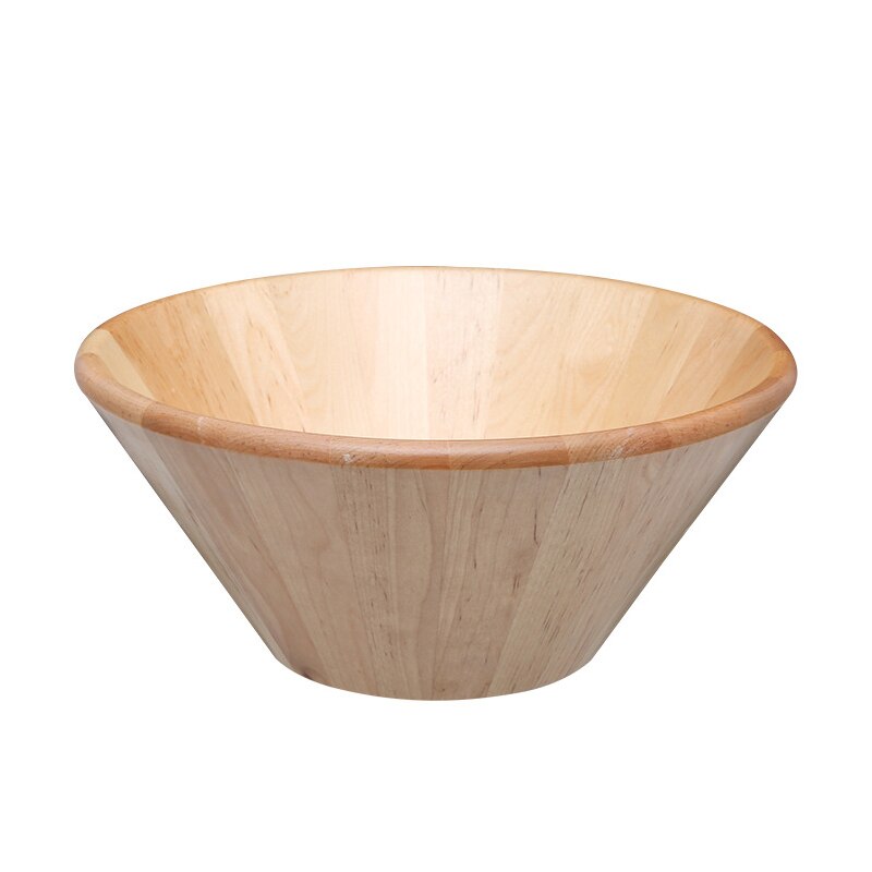 Cuenco de madera-ensaladera de madera con servidores de ensalada de Acacia, mezclador de 10 ", servicio, Frutero de madera: Verde claro