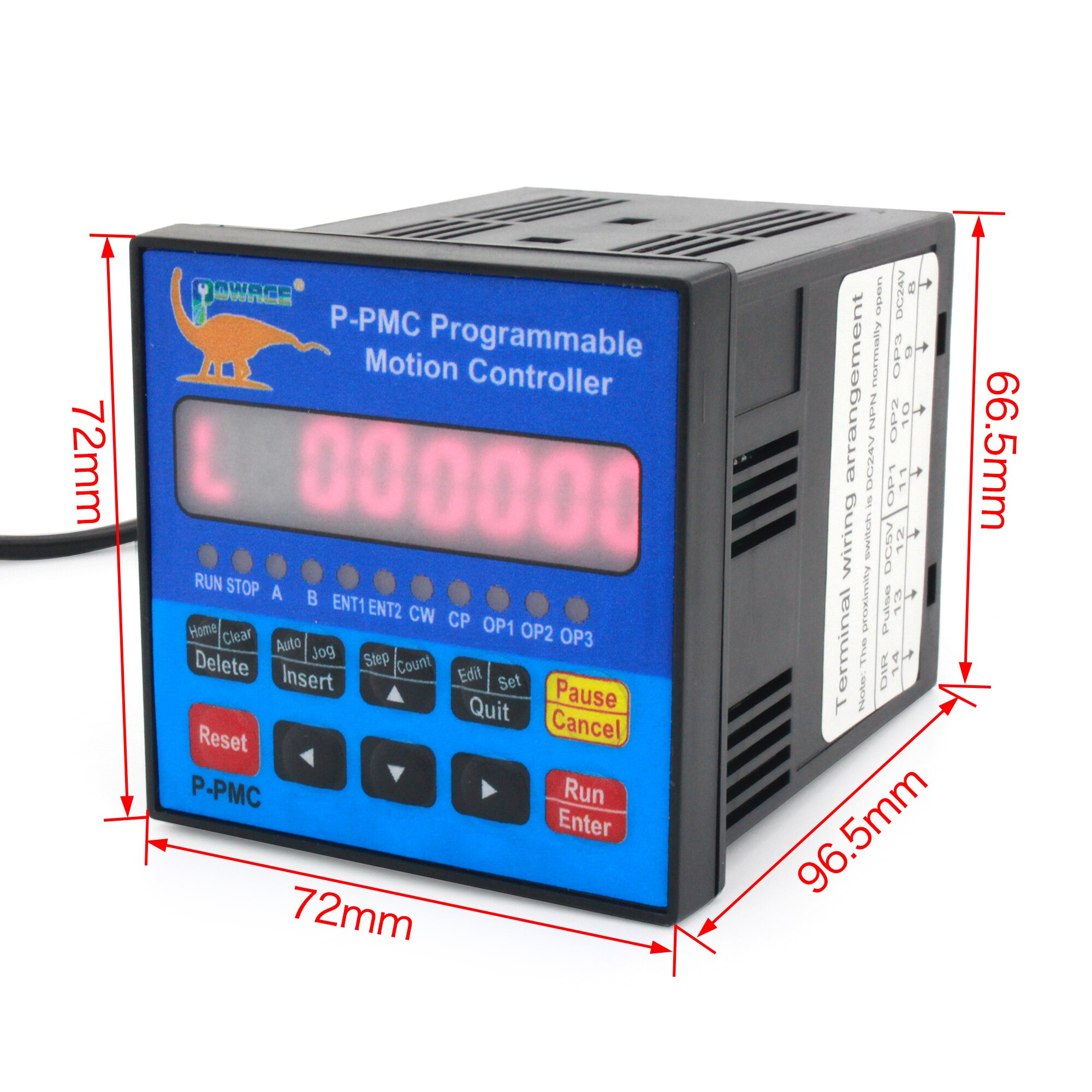Single Axis CNC Motion Programmable Controller 40KHz Manual operation Parameter setting function for Servo Motor Stepper Motor
