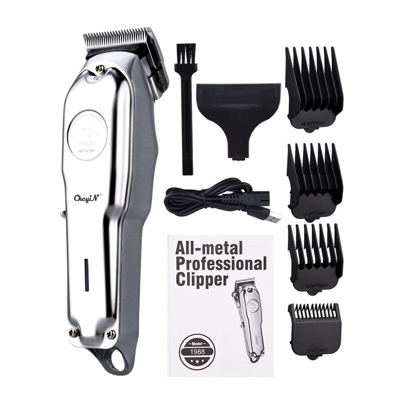 Hair Clipper Men Rechargeable Powerful Hair Trimmer Haircut Cordless Electric Hair Cutting Machine Adult Kid Cutter