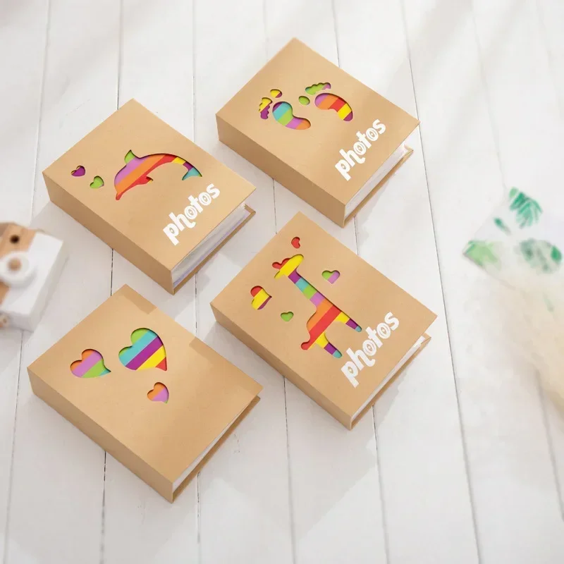 6 tommer mini fotoalbum billedopbevaring 100 lommer scrapbooking billede gemmer hukommelse øjeblikkeligt fotoalbum billede