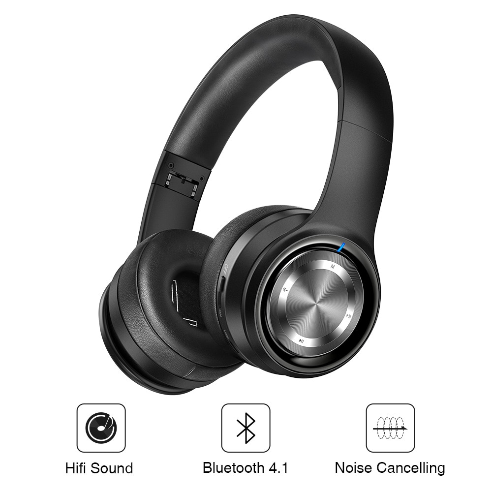 P26 trådløse hodetelefoner bluetooth hodetelefoner for mobiltelefon ios android hodetelefoner med mikrofonstøtte tf kort  mp3 spiller for pc tv