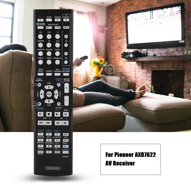 VINABTY AXD7721 Vervangende afstandsbediening compatibel met Pioneer AV-ontvanger VSX-329-K VSX-529-K VSX-1130-K VSX-830 SC-9540 VSX-1024 VSX-1029 VSX-44 VSX-824 VSX-830-K VSX-10 24 VSX-S300-K