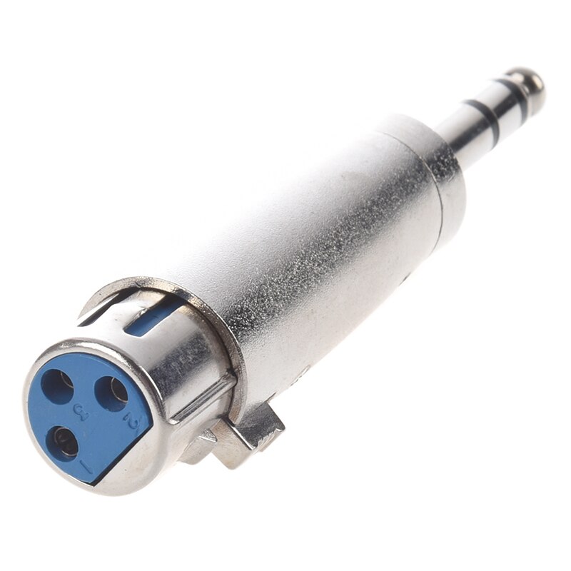 Xlr til hunn 6.3mm jack jackplugg mikrofon mikrofon lapp kabel adapter
