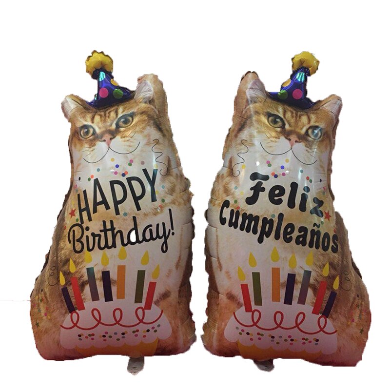 1 pc 40 inch Party Decoratie Ballonnen Dieren Folie Kat Dieren Ballon Verdikking Peer Ballons verjaardagsfeestje decoraties kids