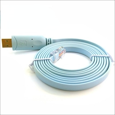 Usb Rs232 to Rj45 Console Router F-t-d-i Debug Line: Sky blue