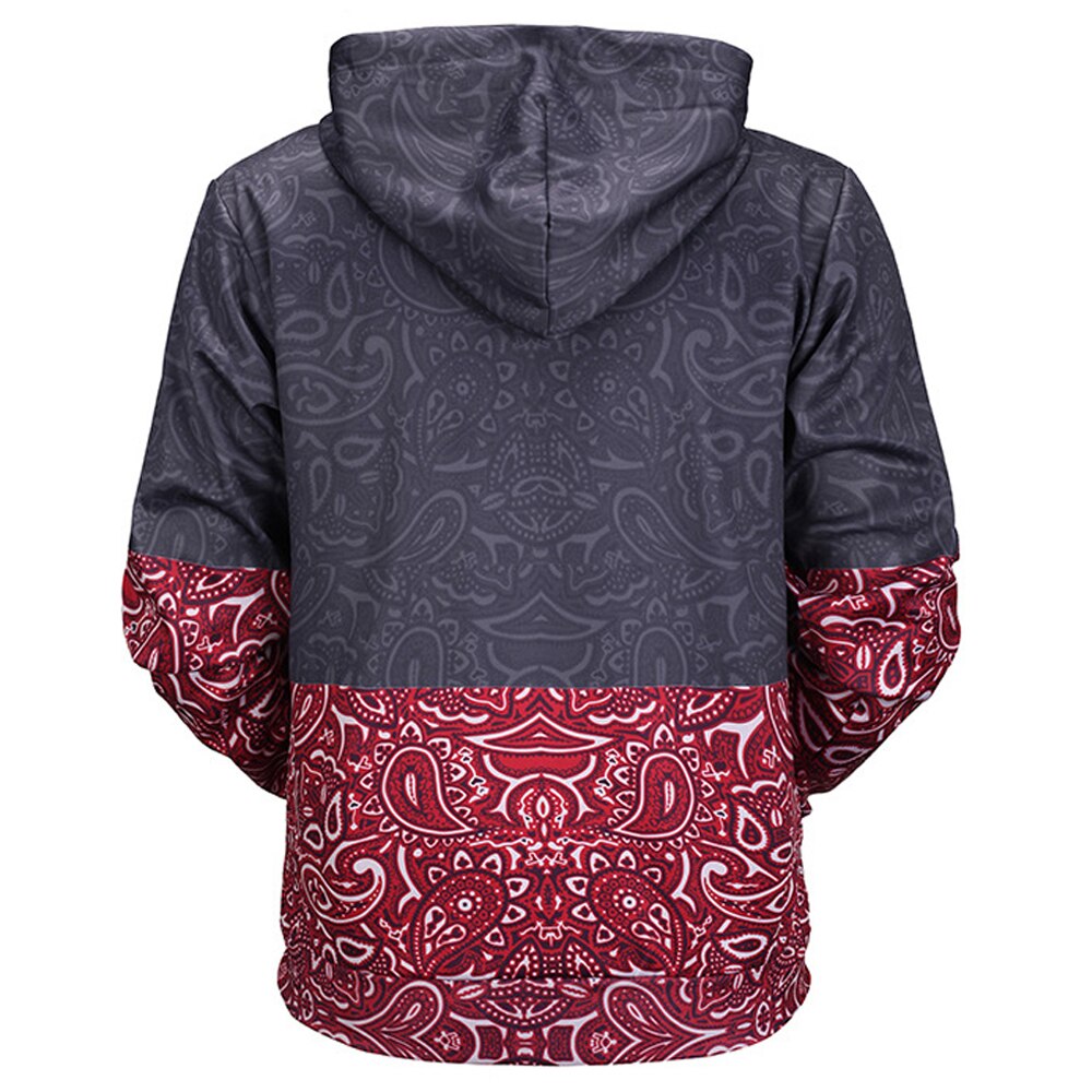 Tenneight 3d sweatshirts herreklær utendørs trening med hette for menn sportsfrakk hette høst/vinter tofarge sweatshirts