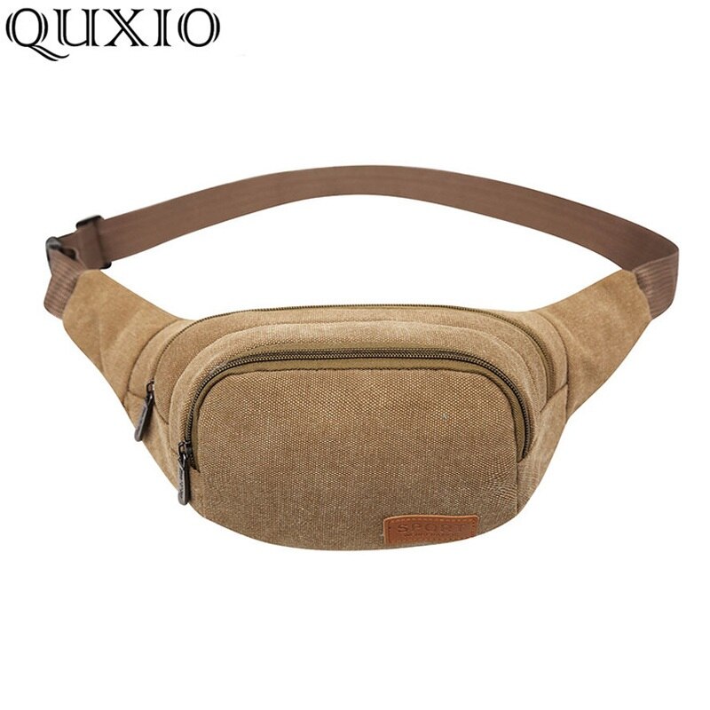 Vintage heren canvas heuptasjes heuptasje heren casual heuptasjes dames tas portemonnee kleine tassen zzq 01